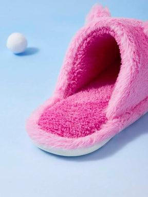 Pantufa Feminina De Pelúcia Quente Com Estampa Desenho Animado