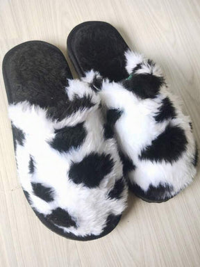 Pantufa de Pelúcia Estampado Chinelo Doméstico