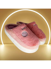 Pantufa Unissex De Pelúcia Chinelo Doméstico Para Inverno