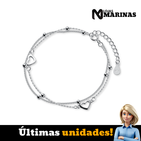 Pulseira Feminina Love Heart