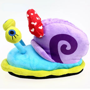 Pantufa De Pelúcia Caracol Desenho Animado Design Aconchegante Para Inverno