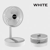 Mini Ventilador Elétrico Retrátil de Mesa Dobrável - Lojas Marinas