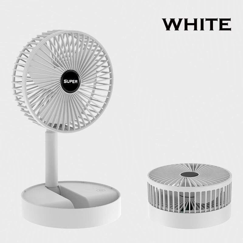 Mini Ventilador Elétrico Retrátil de Mesa Dobrável - Lojas Marinas