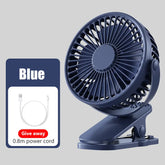 Mini Ventilador de Mão Clip Carregamento USB - Lojas Marinas