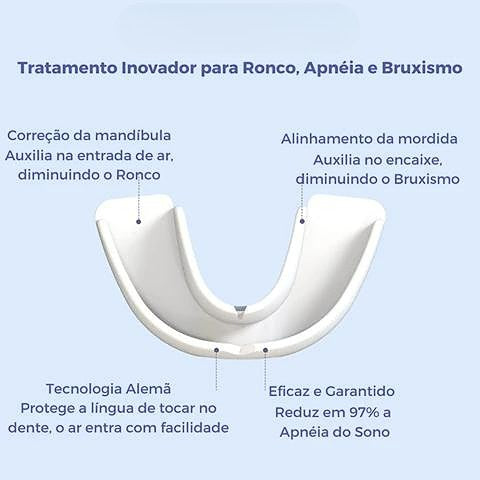 SonoPRO - Aparelho Anti Ronco, Bruxismo e Apnéia com Resultados Imediatos