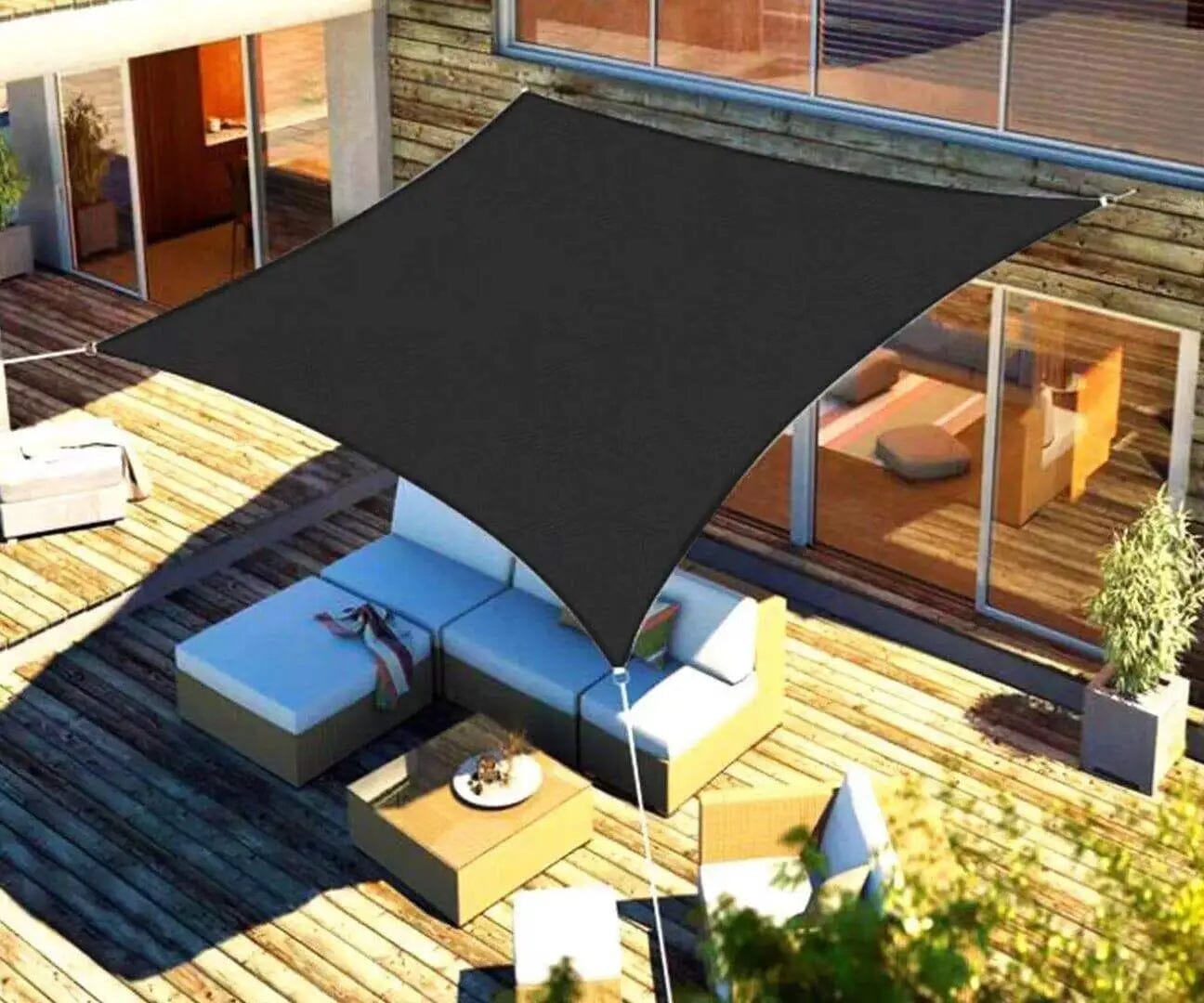 Toldo Portátil Impermeável Flexível e Resistente Com Proteção UV Retangular - Lojas Marinas