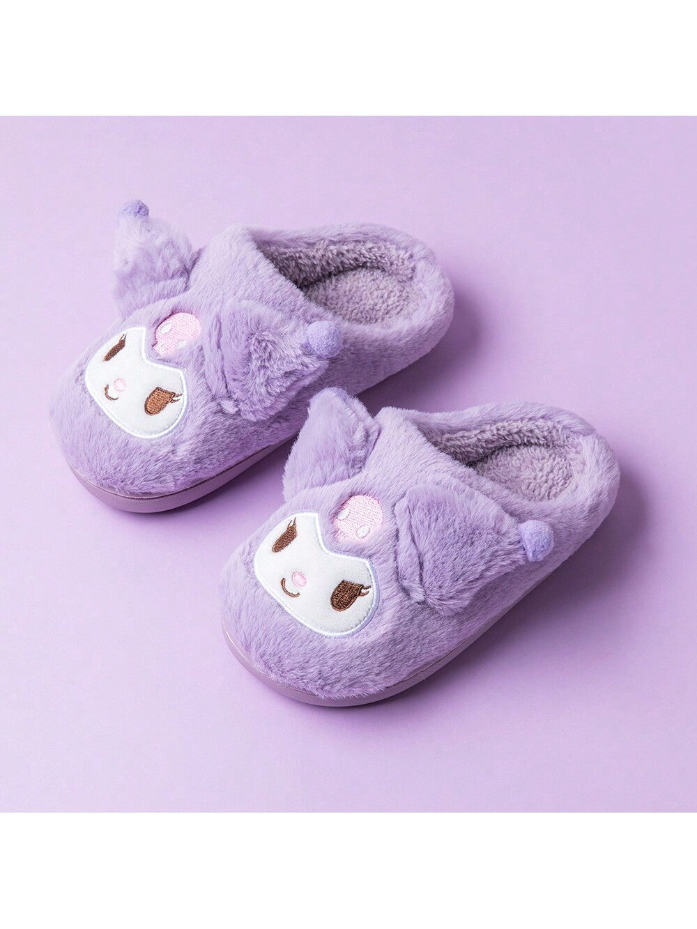 Pantufa De Pelúcia Desenho Animado Design Ursinho Chinelo Macio Para Inverno