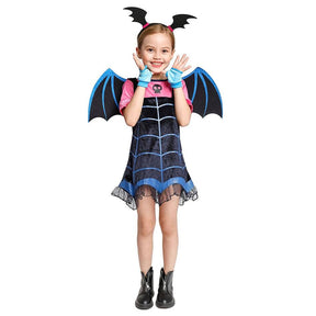 Vestido Fantasia Infantil Vampirina e Acessório de Brinde Exclusivo