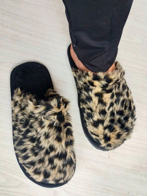 Pantufa de Pelúcia Estampado Chinelo Doméstico