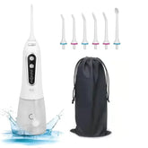 Kit com 2 Waterpik Bucal Wave - Irrigador Dental + Cabo Usb + 5 Bicos + Necessaire para Viagem