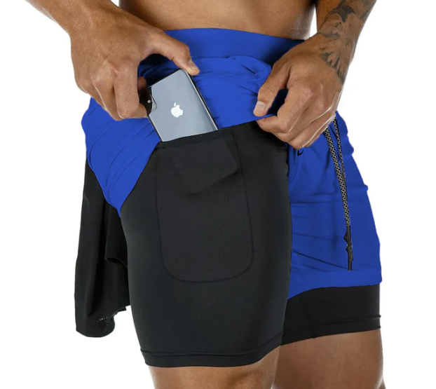 Kit 3 Shorts de Treino Running 2 em 1 - Lojas Marinas