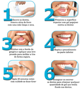 Super Fita para Clareamento Dental PureWhite